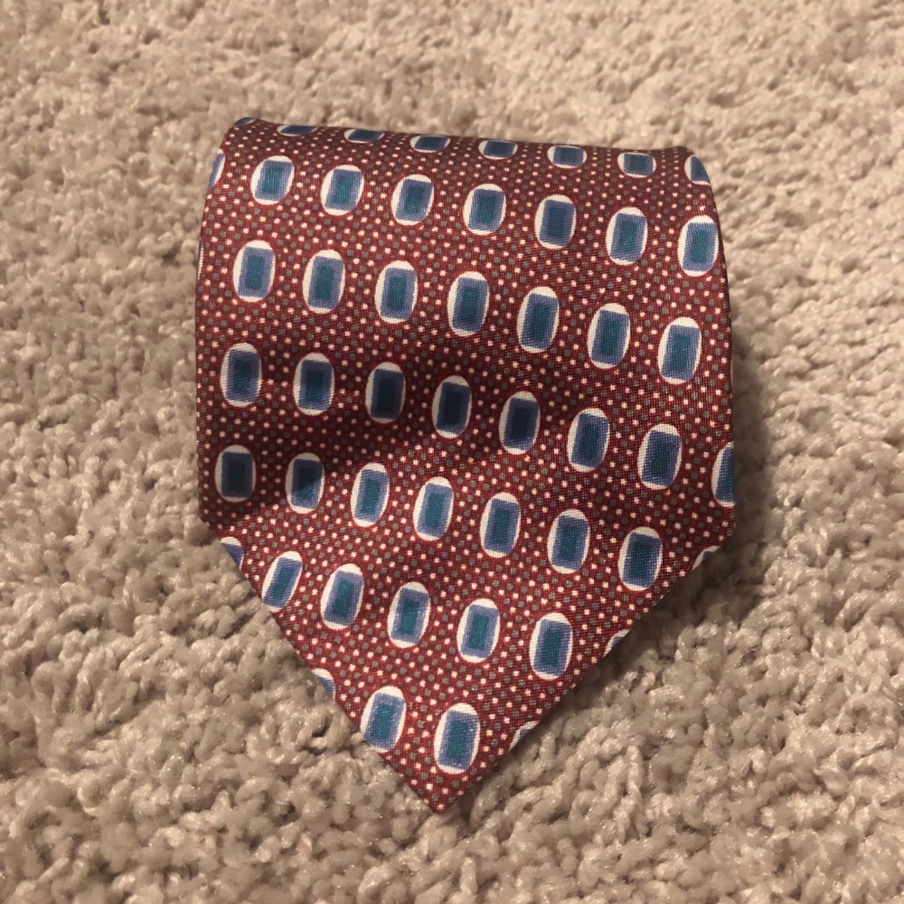 Ketch polka dot red tie